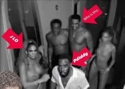 Голая Дженнифер Лопес на White Party с P. Diddy — скандальное фото распространяется в сети