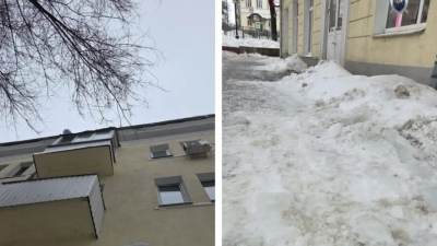 Льдина упала с крыши жилого дома на коляску с младенцем &ndash; подробности 17/02/2026 &ndash; Новости