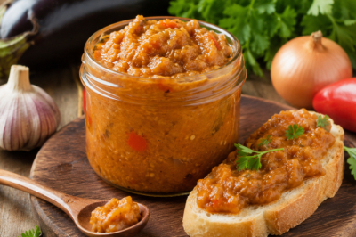 В августе закрываю баклажанную икру по-советски &mdash; готовится просто, а вкус как у бабушки. Хоть к мясу, хоть к картошечке