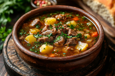 Ужин с кавказским характером &mdash; готовлю наваристый Берх: картошка и томленое мясо. Нереальная вкуснятина