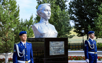 В родном селе Алии Молдагуловой почтили ее память