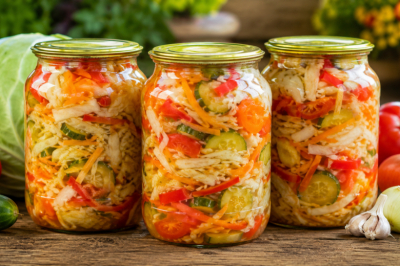 Капустное ассорти делаю каждое лето — закатка-микс с обалденным вкусом