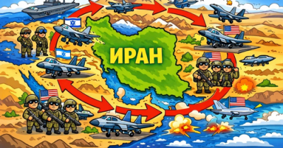 От Средиземного моря до Залива: Коалиция США и Израиля охватила Иран кольцом авиабаз