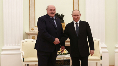 Песков: Путин и Лукашенко на Валдае обсудили попытки провоцирования Минска