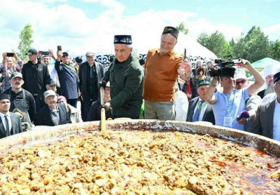 Минниханов принял участие во Всероссийском сельском Сабантуе