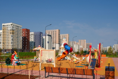 В Екатеринбурге открыли пилотную площадку в стиле дымковской игрушки