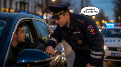В Евпатории притормозили автопробег на 9 мая